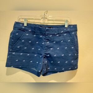 Harper women’s blue and Light Blue UNICORN print shorts size Medium NWT
